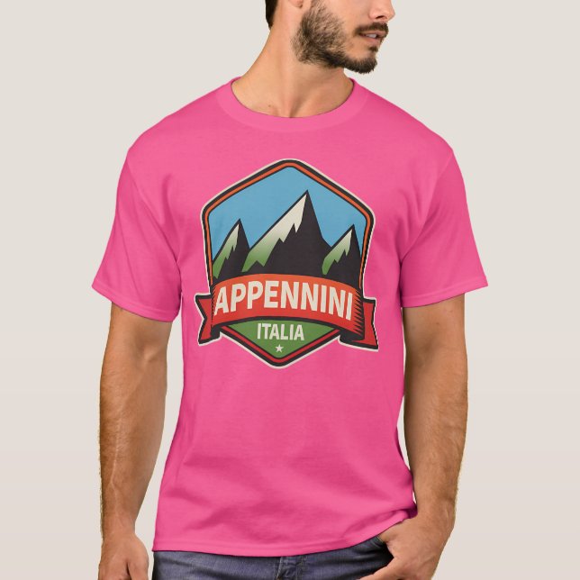 Camiseta Apennina Mounts Itália Ativa (Frente)