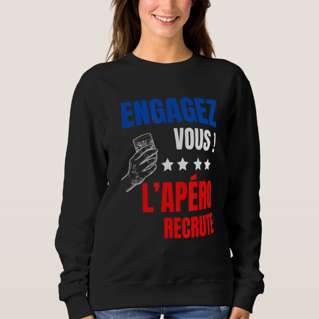 Camiseta Apero Humor Álcool Te Contratando Aperitif (Frente)