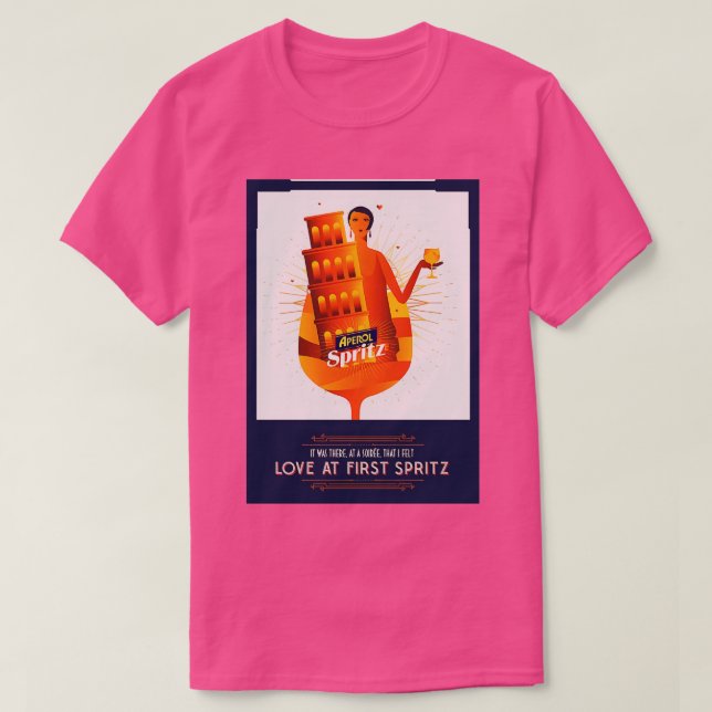 Camiseta Aperol Pisa (Frente do Design)