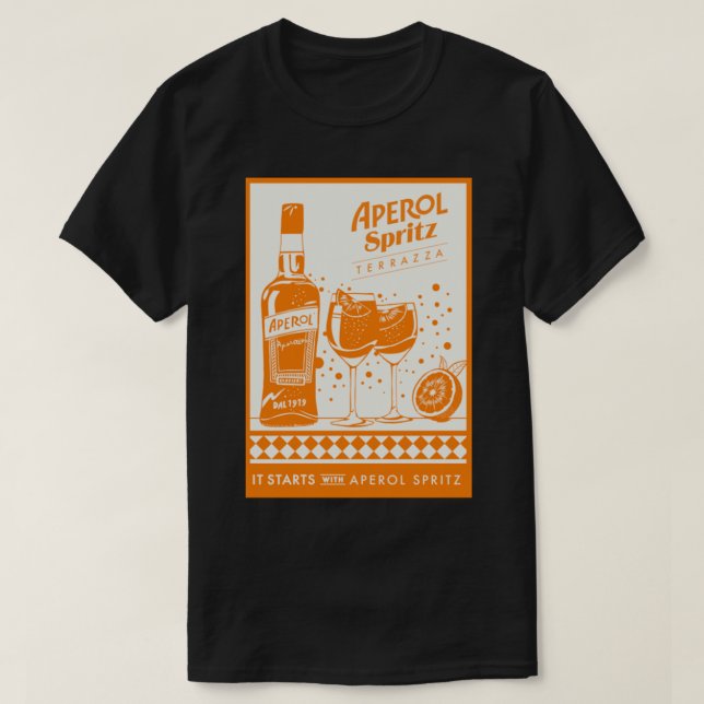 Camiseta Aperol Spritz (2) (Frente do Design)