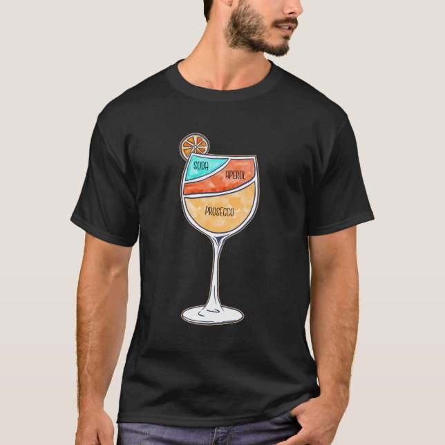 Camiseta Aperol Spritz Aperol Poster (Frente)