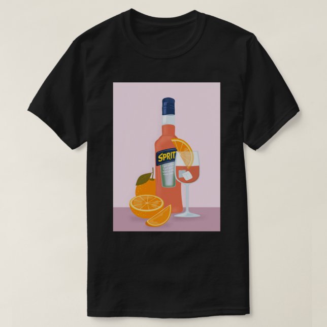 Camiseta Aperol Spritz Beber Laranja (Frente do Design)
