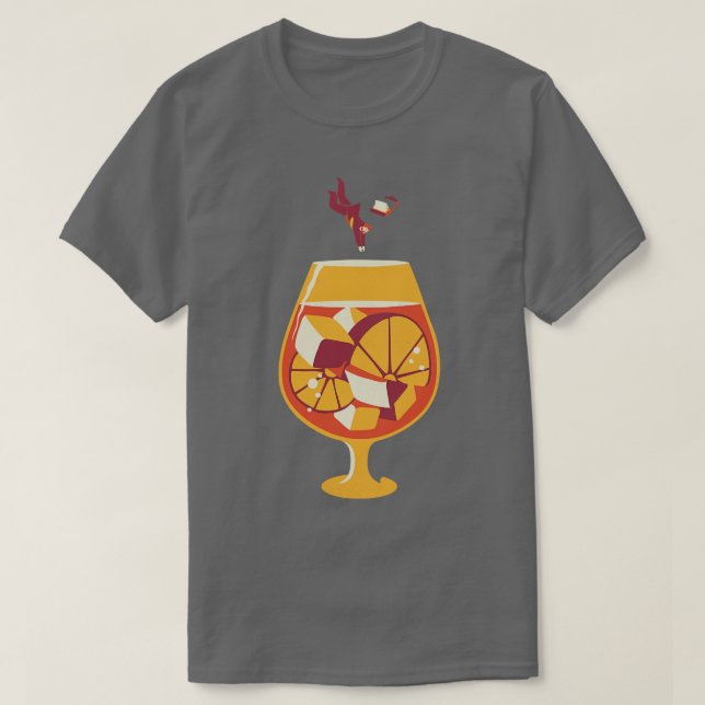 Camiseta Aperol Spritz Dive no Summer Design da Tobe Fo (Frente do Design)