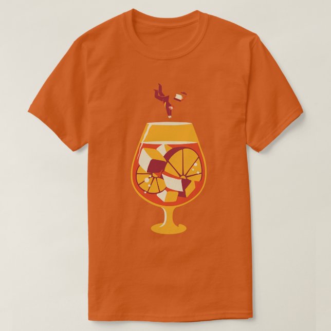 Camiseta Aperol Spritz Dive no Summer Design da Tobe Fo (Frente do Design)