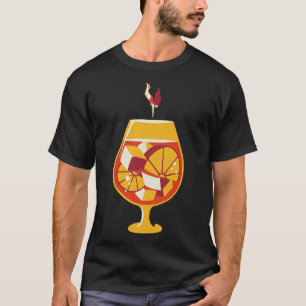 Camiseta Aperol Spritz Dive no Verão Design por Tobe F