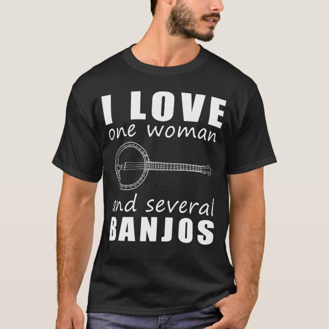 Camiseta Apertando Minhas Corações - Engraçado Eu Amo Uma M (Frente)