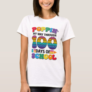 Camiseta Aperte-Me Por 100 Dias De Crianças Escolares 100t