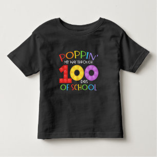 Camiseta Aperte meu caminho através de 100 dias de escola