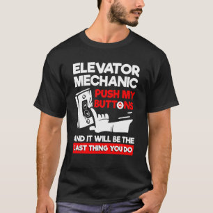 Camiseta Aperte meus botões e será a última coisa que você