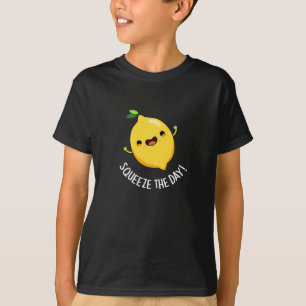 Camiseta Aperte O Dia Engraçado Lemon Pun Dark BG