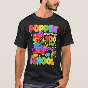 Camiseta Aperte O Meu Caminho Através De 100 Dias De Dinoss