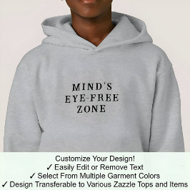 Camiseta Aphantasia Zona Livre do Olho da Mente Fonte Preta