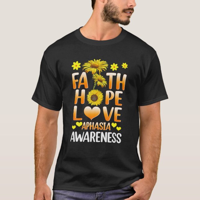 Camiseta Aphasia Consciência Junho Cérebro Broca Wernicke F (Frente)