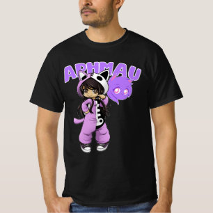Camiseta Aphmau Como Gato Por Todo O Lado