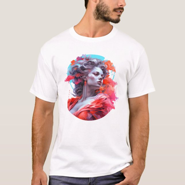 Camiseta Aphrodite by AI and Jonathan P. (Frente)