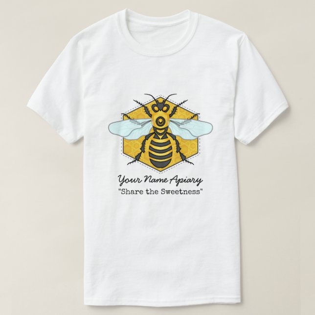 Camiseta Apiário Personalizado (Frente do Design)