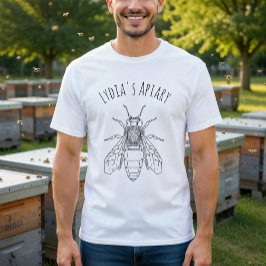 Camiseta Apiário Personalizado da Sua Marca 