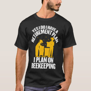 Camiseta Apicultor Eu Planejo Em Aposentadoria Mulheres M