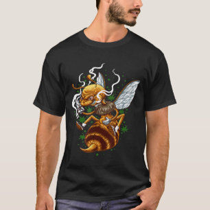 Camiseta Apicultor Fumante de Erva Apicultura Conjunta Fuma