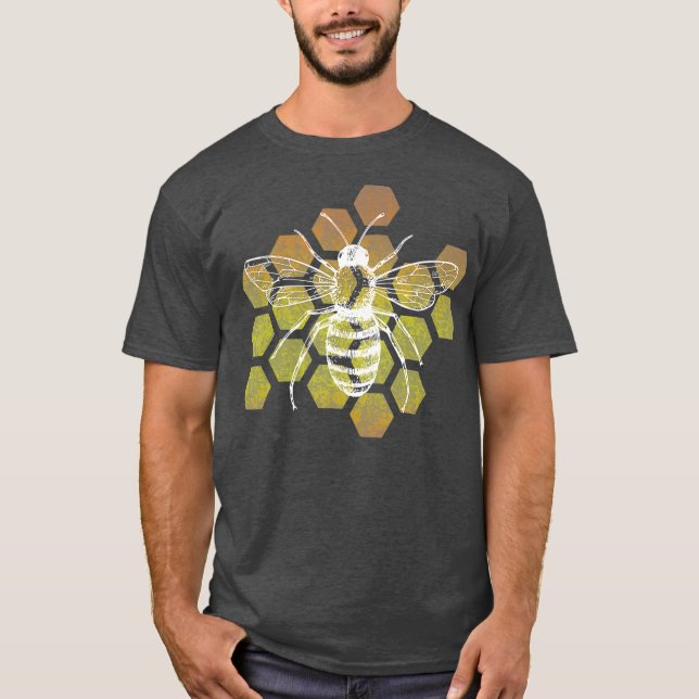 Camiseta Apicultores amontoados retro design (Frente)