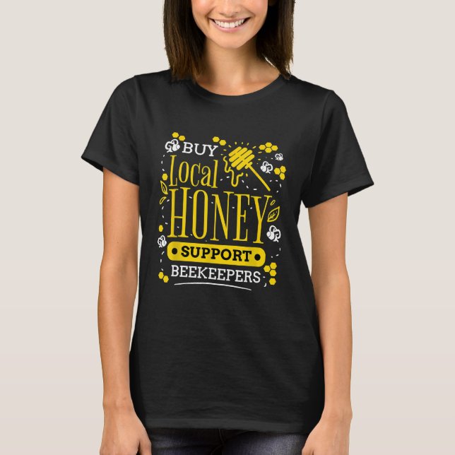 Camiseta Apicultores Locais De Mel comprar (Frente)