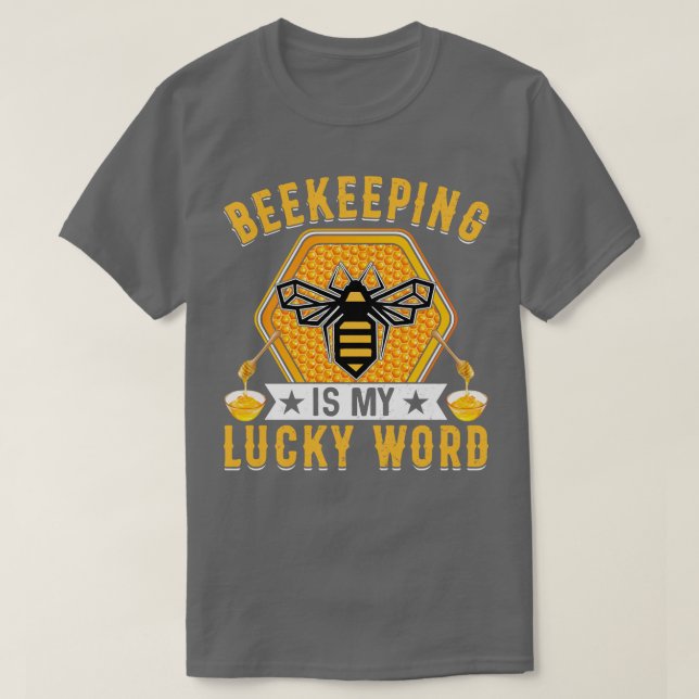 Camiseta Apicultura é minha palavra da sorte (Frente do Design)