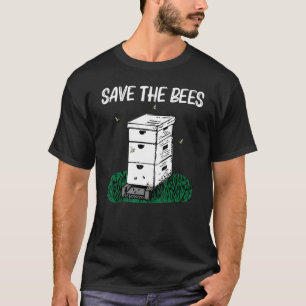 Camiseta Apicultura legal Para Homens Abelhas Honeycomb