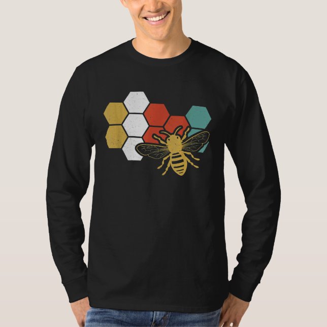 Camiseta Apicultura Retro Vintage (Frente)