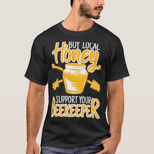 Camiseta Apiculturis, Apicultores Locais De Mel E Apoio (Frente)