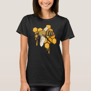 Camiseta Apiculturista apicultor Honeycomb Honey Beehold