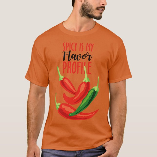 Camiseta Apimentado é o meu perfil de sabor (Frente)