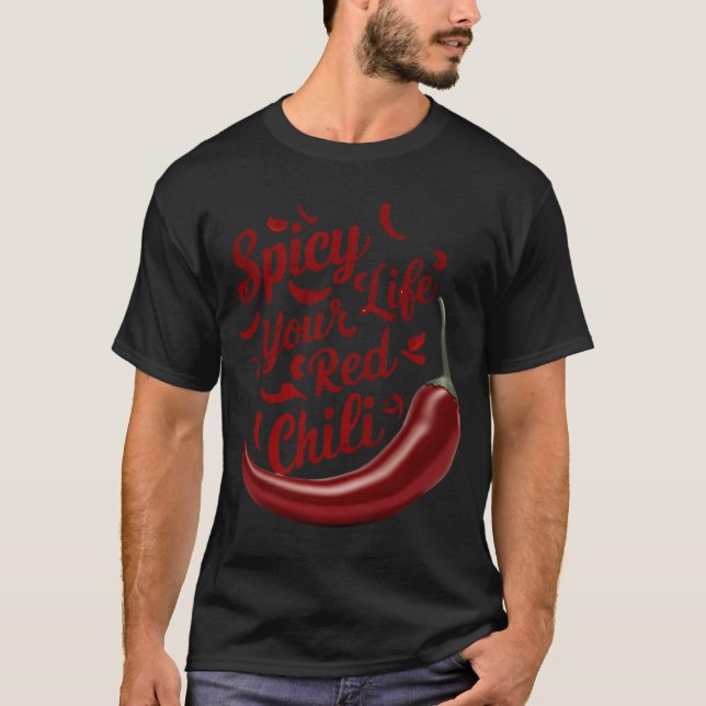 Camiseta Apimente sua vida com pimenta vermelha (Frente)