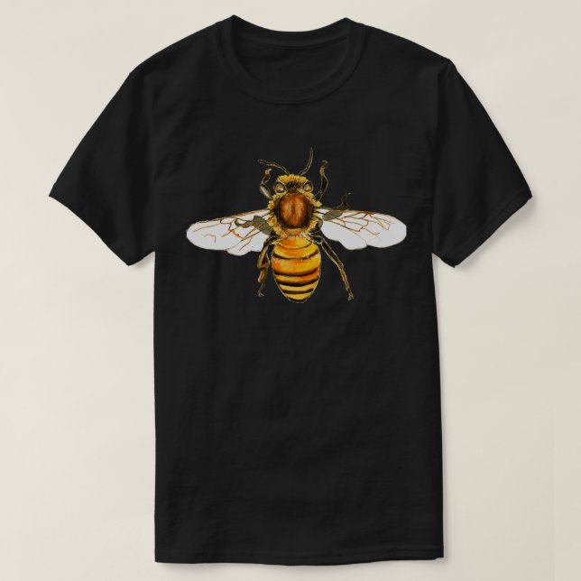 Camiseta Apis Mellifera Honey Bee (Frente do Design)