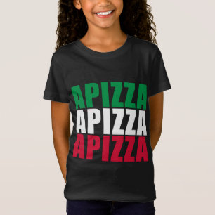 Camiseta Apizza Italiana Flag New Haven Style Pizza