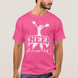 Camiseta Aplaudir Mãe Cheerleading Mãe Para Mulheres