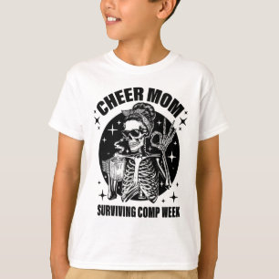 Camiseta Aplaudir Mãe Sobrevivendo ao Fim de Semana de Comp