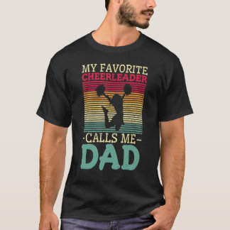 Camiseta Aplaudir Pais Meu líder de torcida favorito me cha