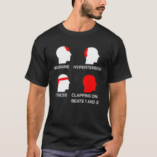 Camiseta Aplauso no presente engraçado do sarcasmo do