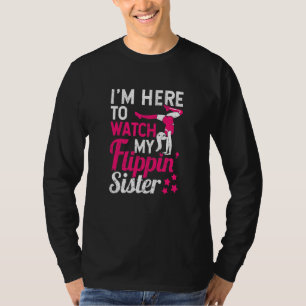 Camiseta Aplausos de ginastas que estou aqui para ver minha