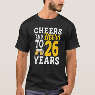 Camiseta Aplausos e cervejas até 26 anos antes do Bebendo 2