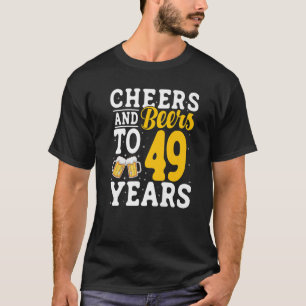 Camiseta Aplausos e cervejas até 49 anos antes do Bebendo 4