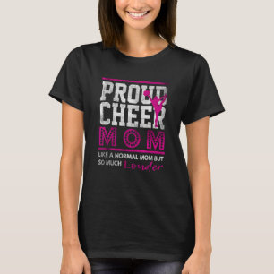 Camiseta Aplausos Mamãe Orgulhosa Saúde Mãe Cheerleader Mãe