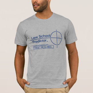 Camiseta Aplicativo Americano Predicor da Faculdade de Dire