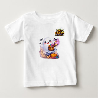 Camiseta Aplicativo Candy Quest 'Boo' para crianças pequena