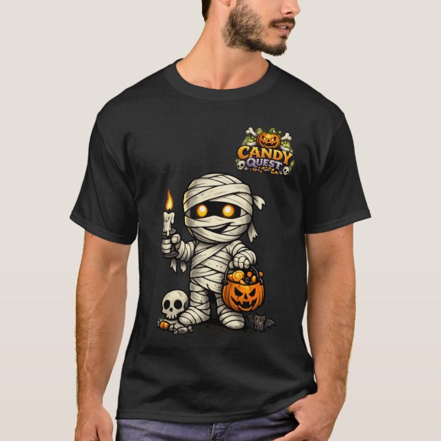 Camiseta Aplicativo Candy Quest 'Wraps'  (Frente)