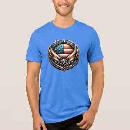 Camiseta Aplicativo de Agradecimento aos Veteranos dos EUA