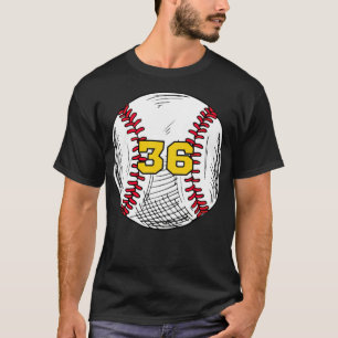 Camiseta Aplicativo de baseball Favorito do Número Sortudo 