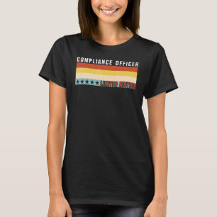 Camiseta Aplicativo de Profissão de Título de Cargo de Ofic