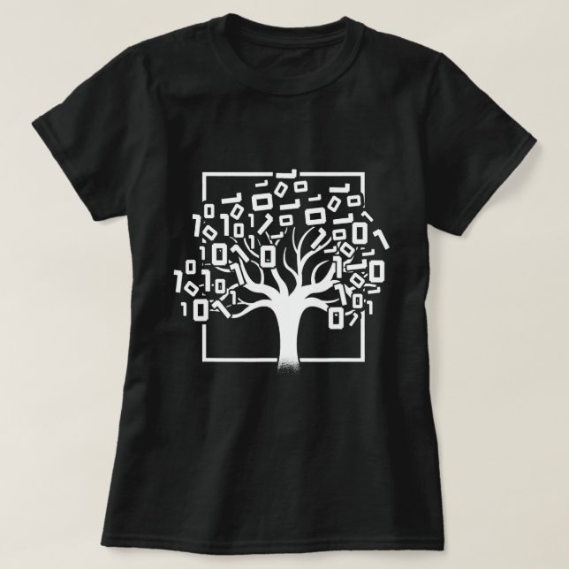 Camiseta Aplicativo de Programação de Codificação de Comput (Frente do Design)