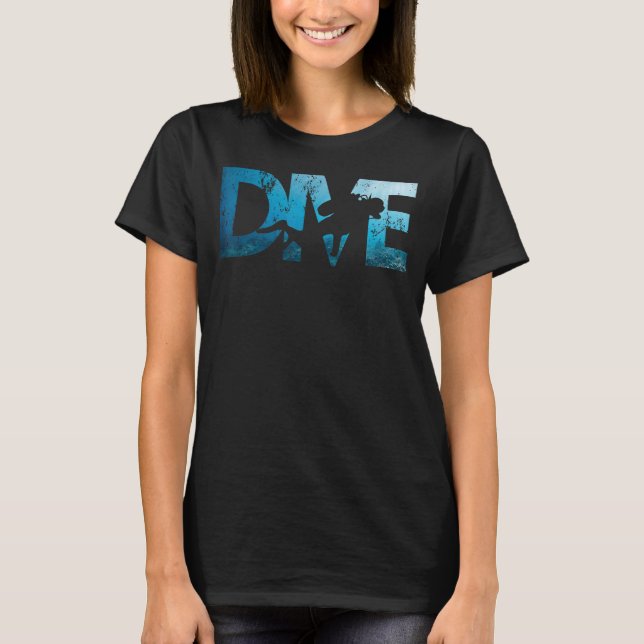 Camiseta Apnea Diver Freediver Scuba Diver 3 (Frente)
